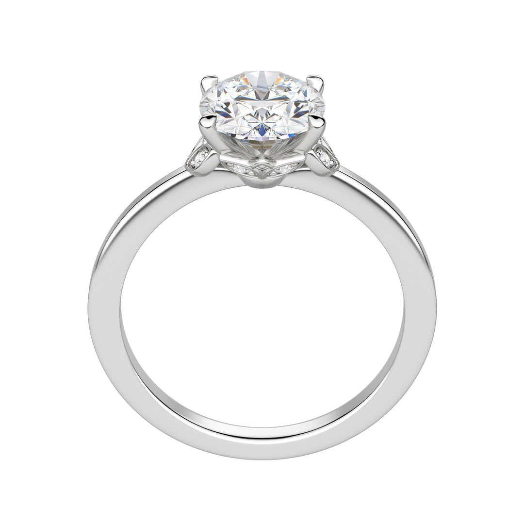 EDEN OVAL CUT MOISSANITE ENGAGEMENT RING