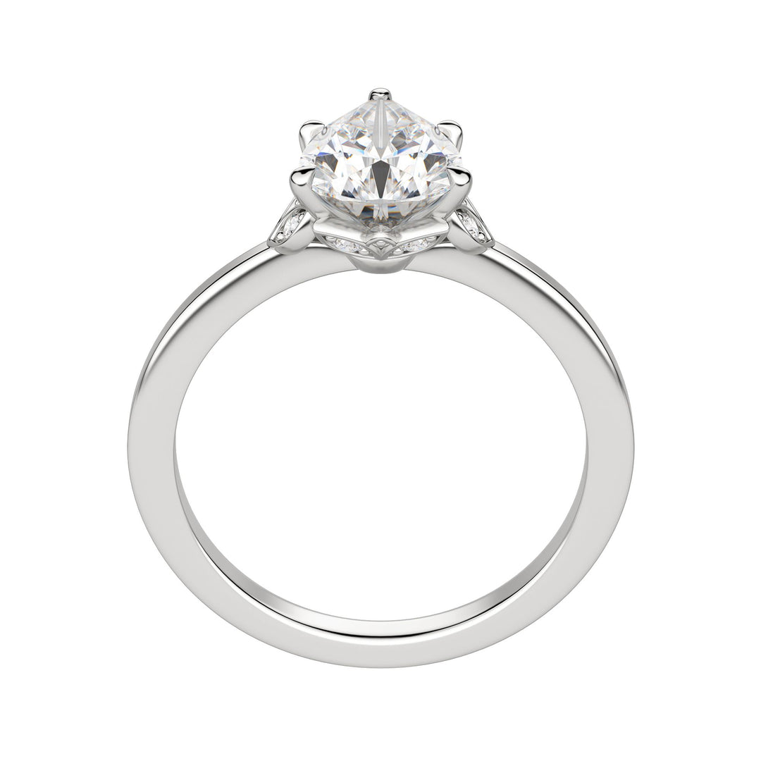 EDEN PEAR CUT MOISSANITE ENGAGEMENT RING