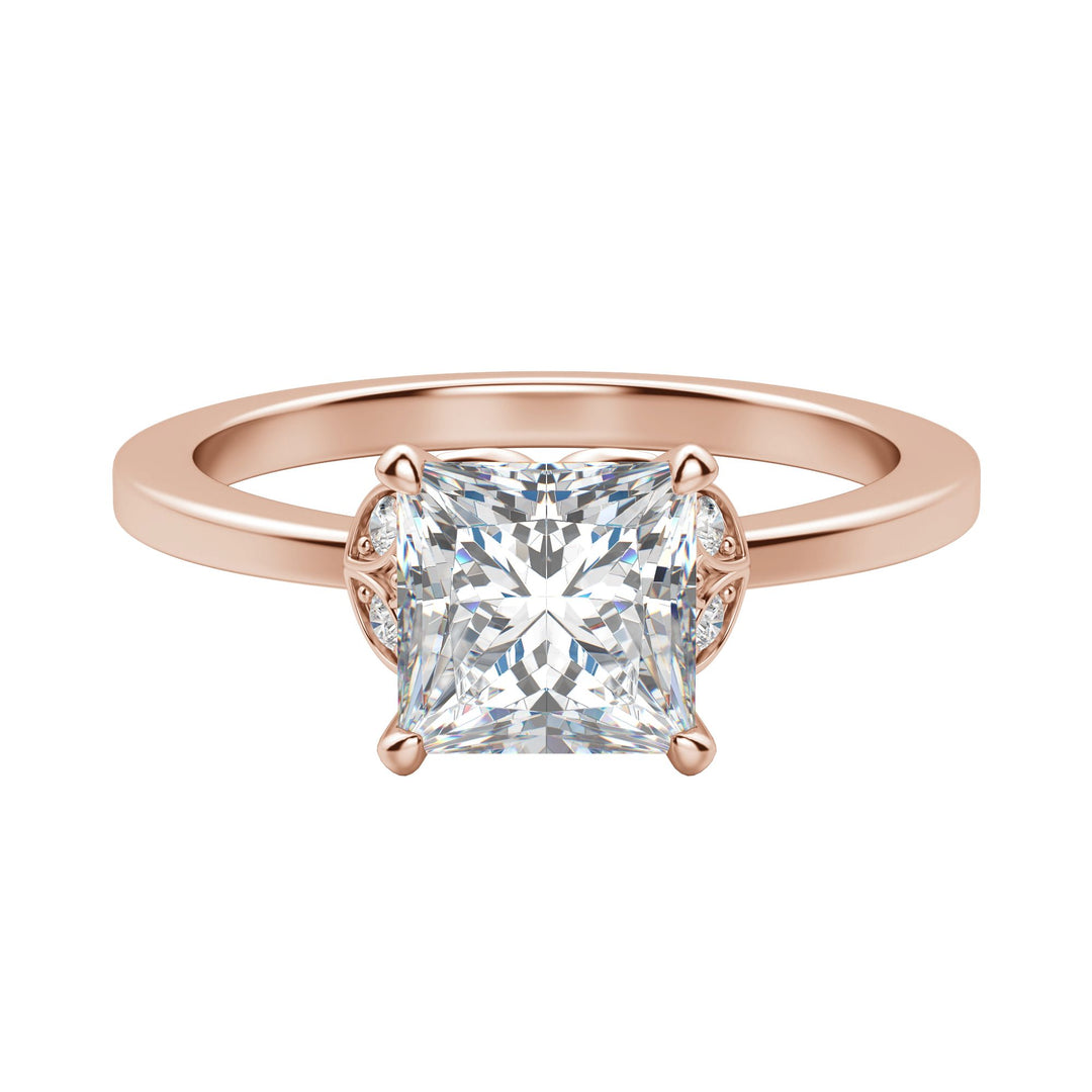 EDEN PRINCESS CUT MOISSANITE ENGAGEMENT RING