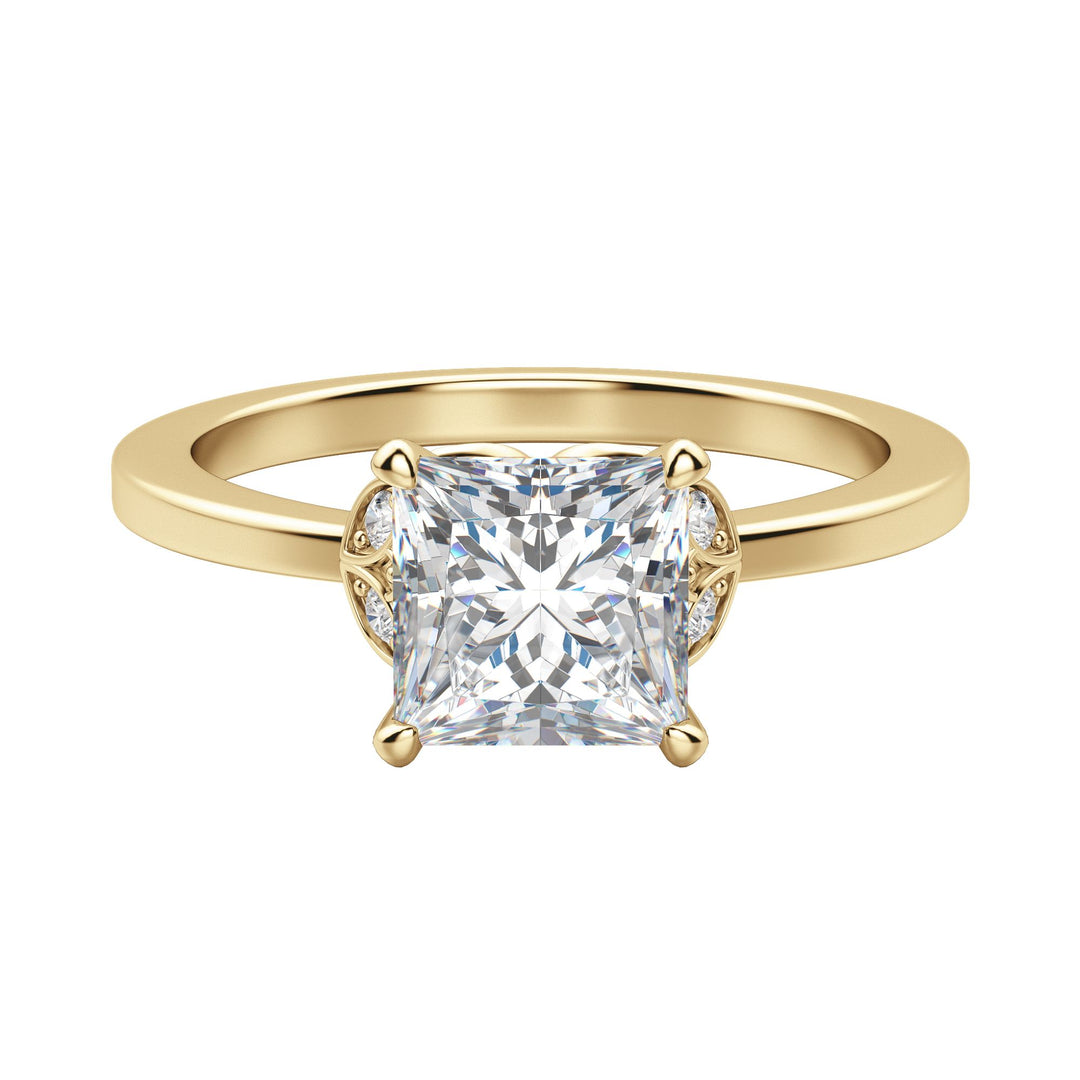 EDEN PRINCESS CUT MOISSANITE ENGAGEMENT RING