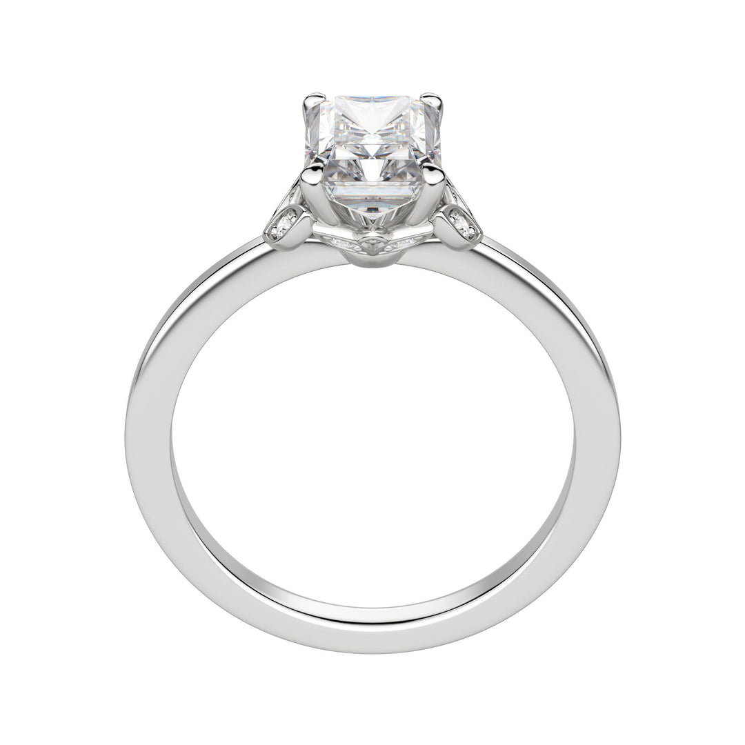 EDEN RADIANT CUT MOISSANITE ENGAGEMENT RING