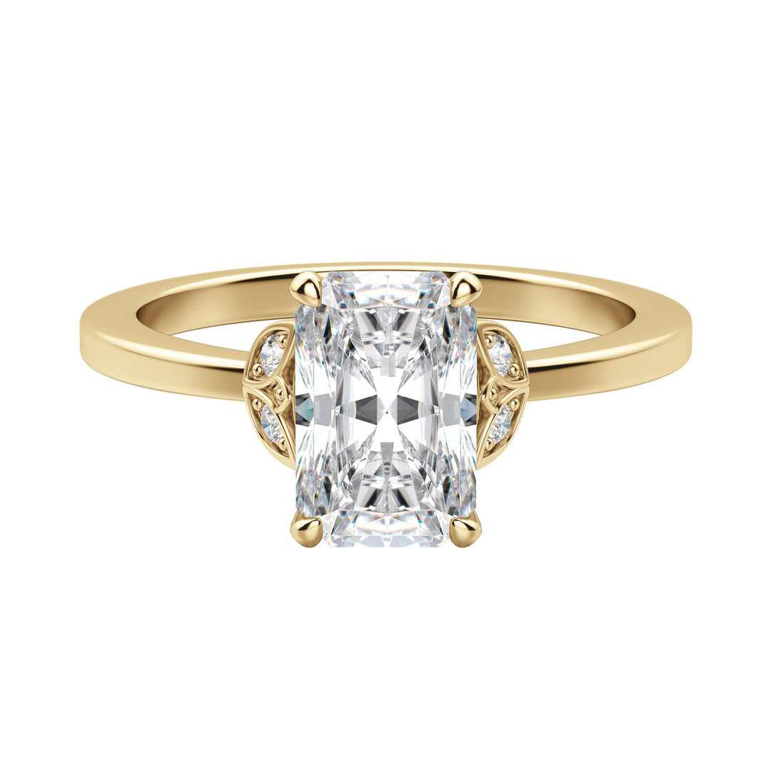 EDEN RADIANT CUT MOISSANITE ENGAGEMENT RING