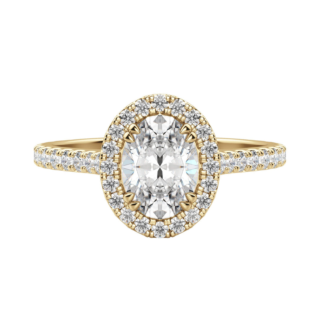 ENVY OVAL CUT MOISSANITE ENGAGEMENT RING