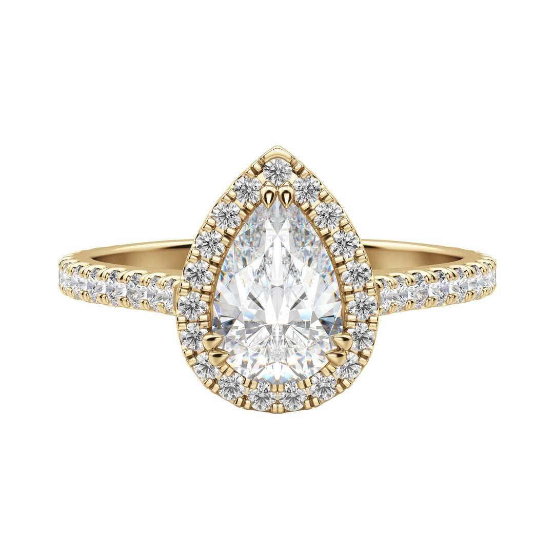 ENVY PEAR CUT MOISSANITE ENGAGEMENT RING