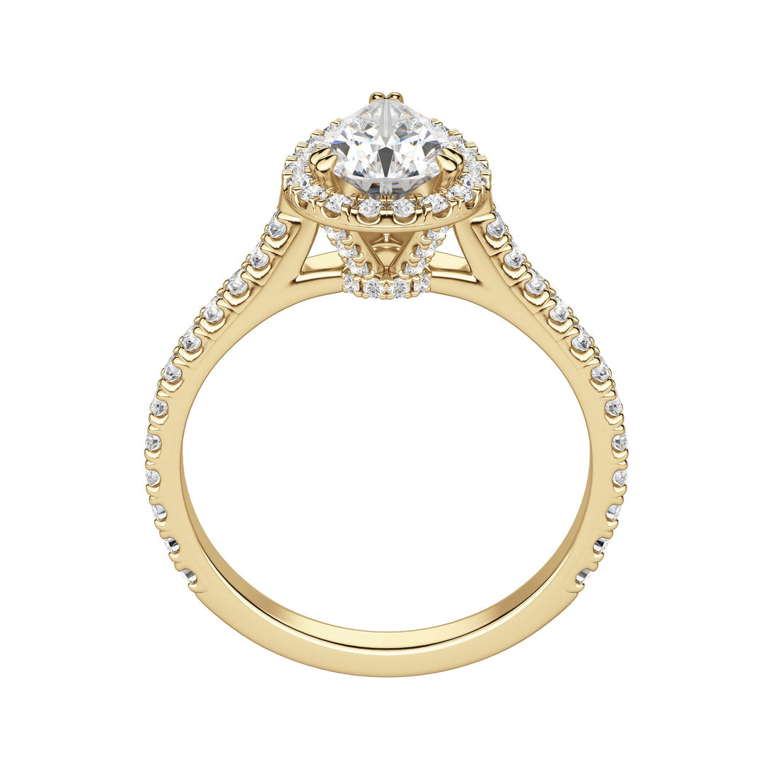 ENVY PEAR CUT MOISSANITE ENGAGEMENT RING