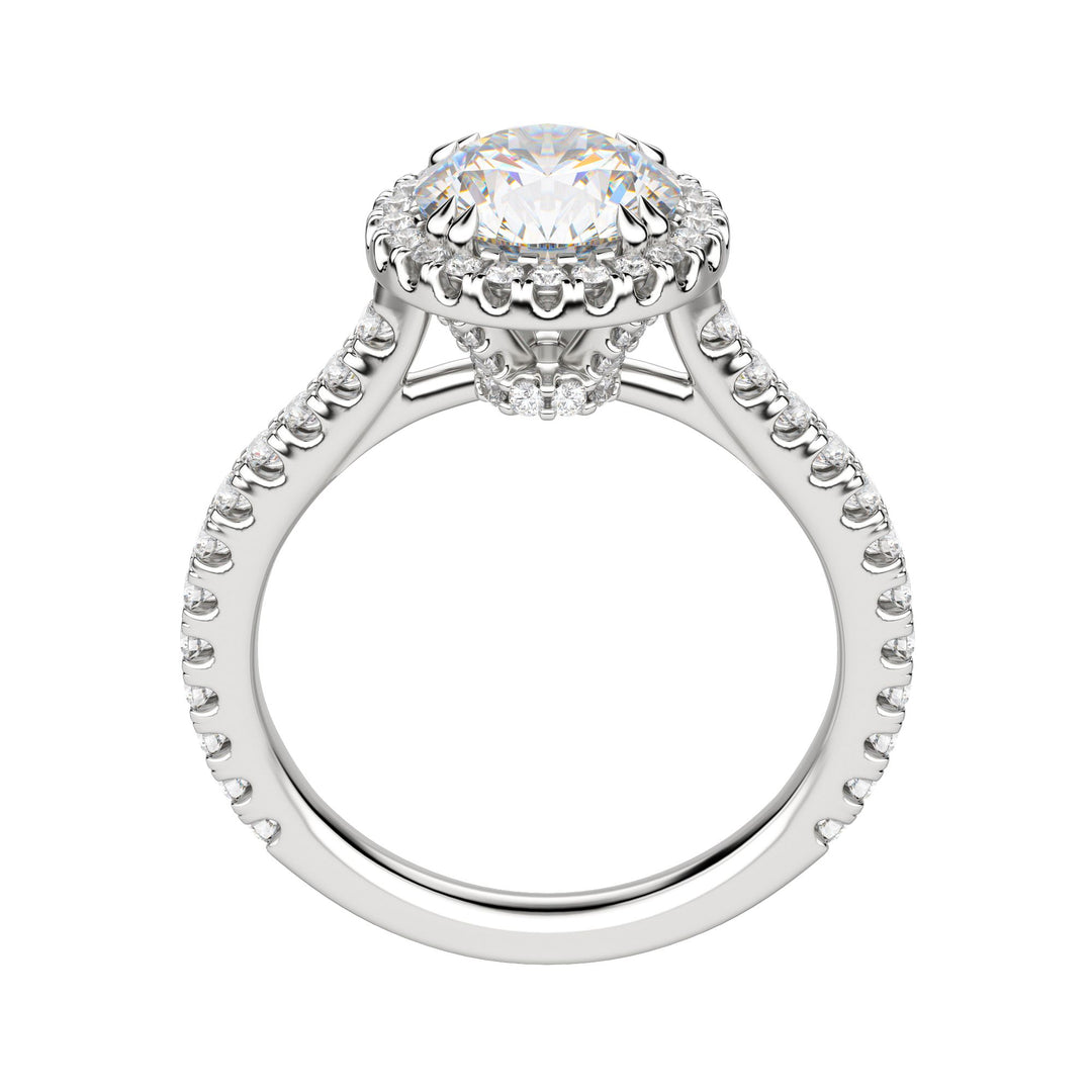 ENVY ROUND CUT MOISSANITE ENGAGEMENT RING