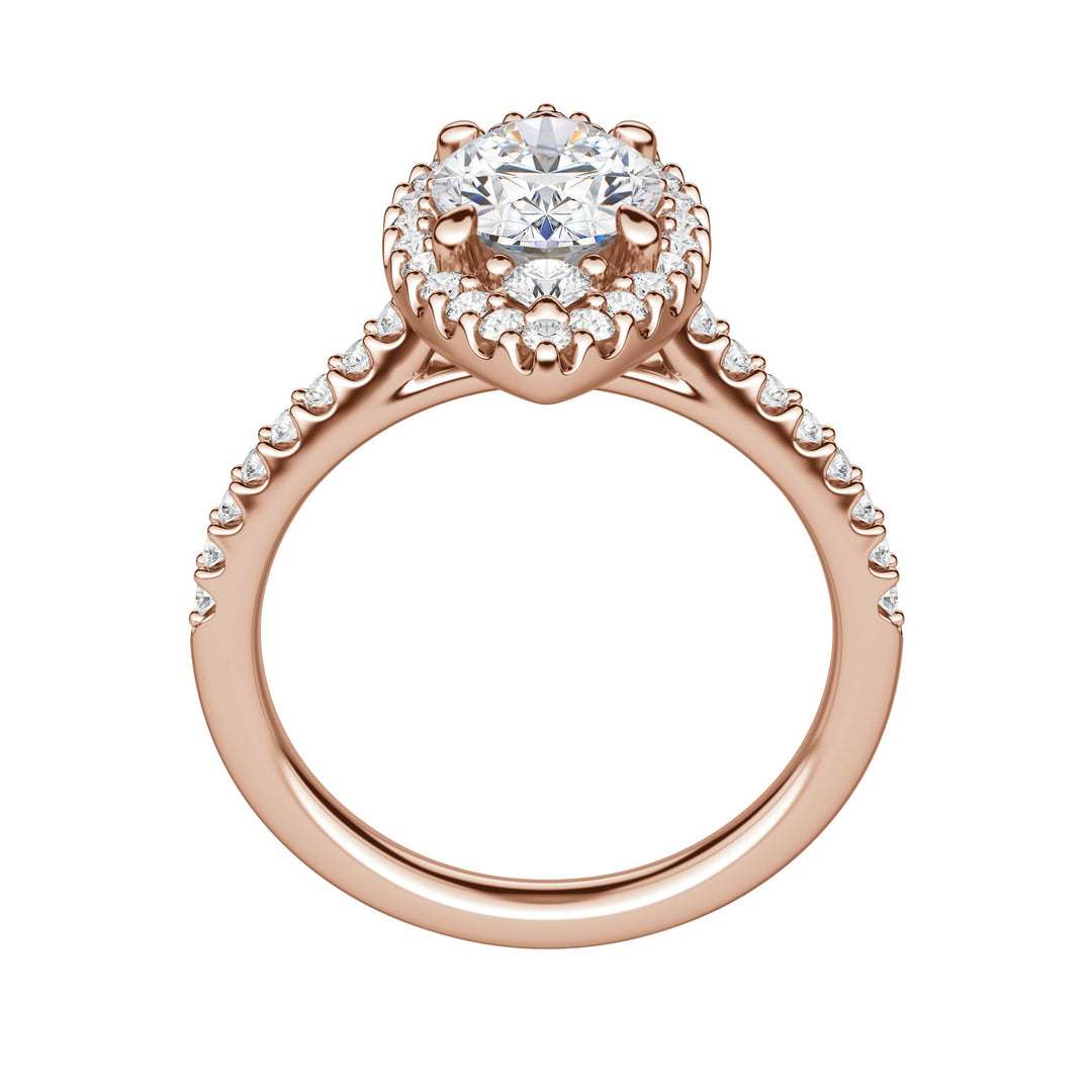 EROS OVAL CUT MOISSANITE ENGAGEMENT RING