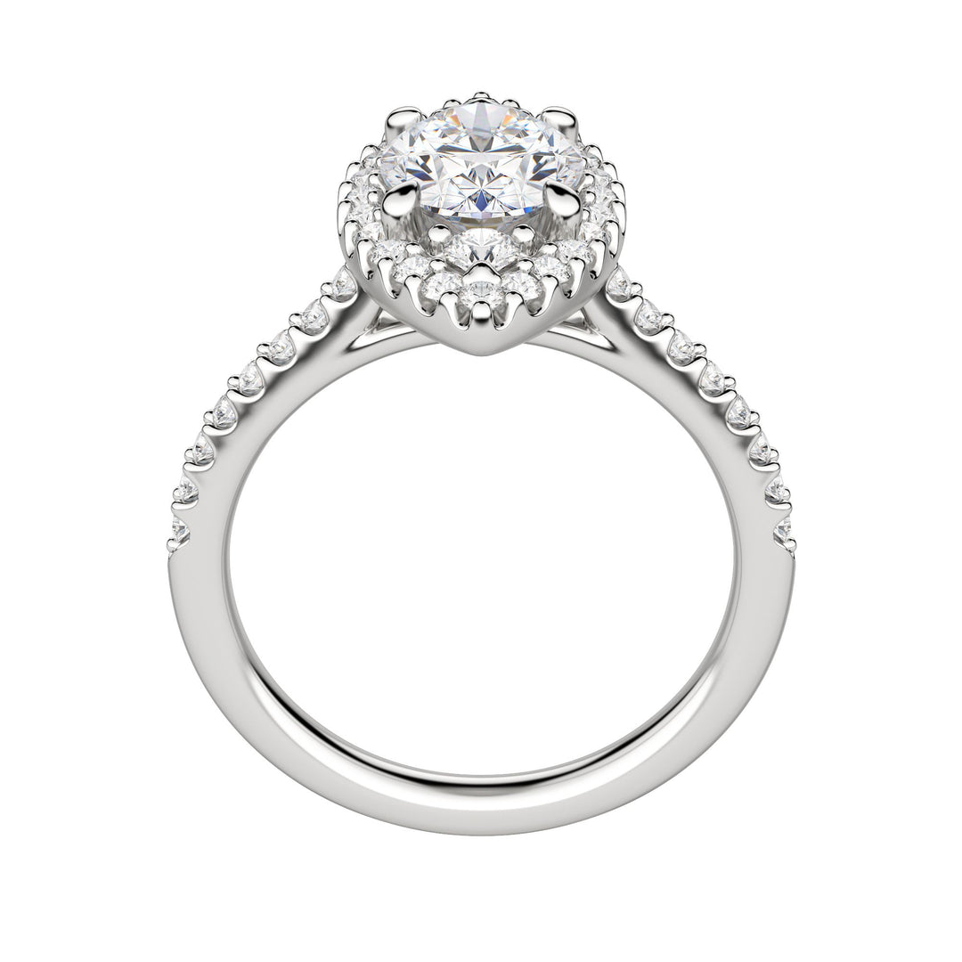 EROS OVAL CUT MOISSANITE ENGAGEMENT RING