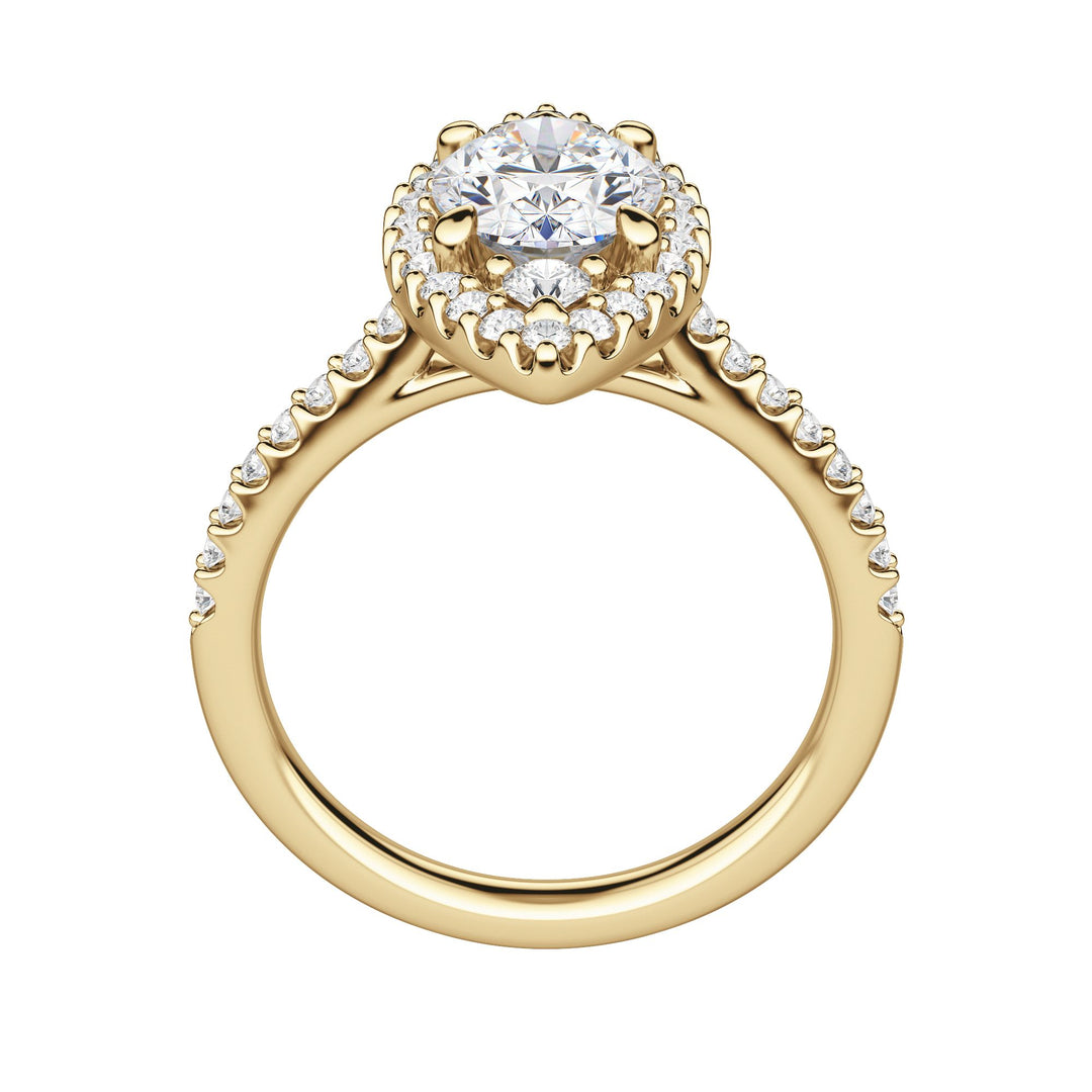 EROS OVAL CUT MOISSANITE ENGAGEMENT RING