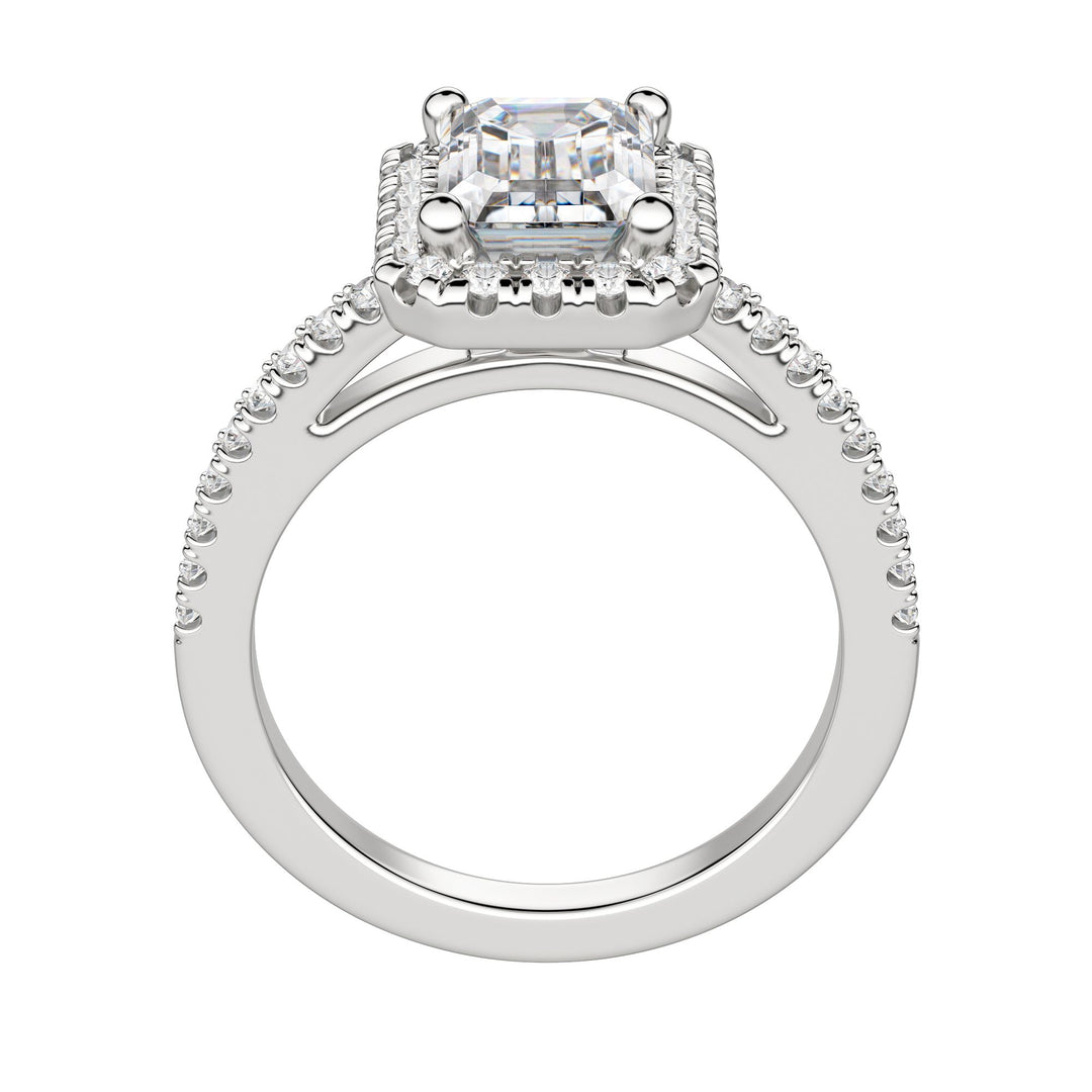 VAIL EMERALD CUT MOISSANITE ENGAGEMENT RING