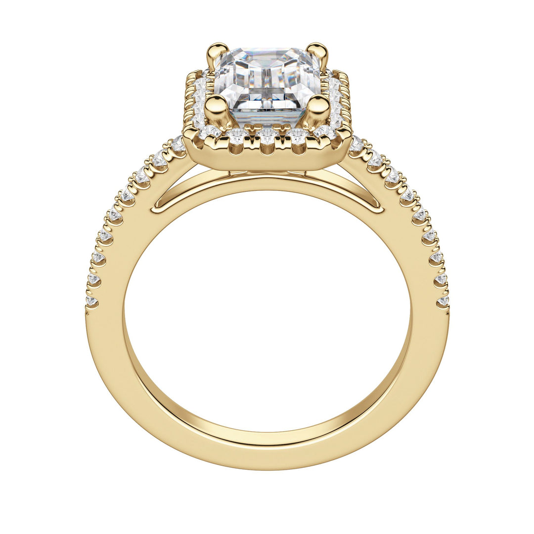 VAIL EMERALD CUT MOISSANITE ENGAGEMENT RING