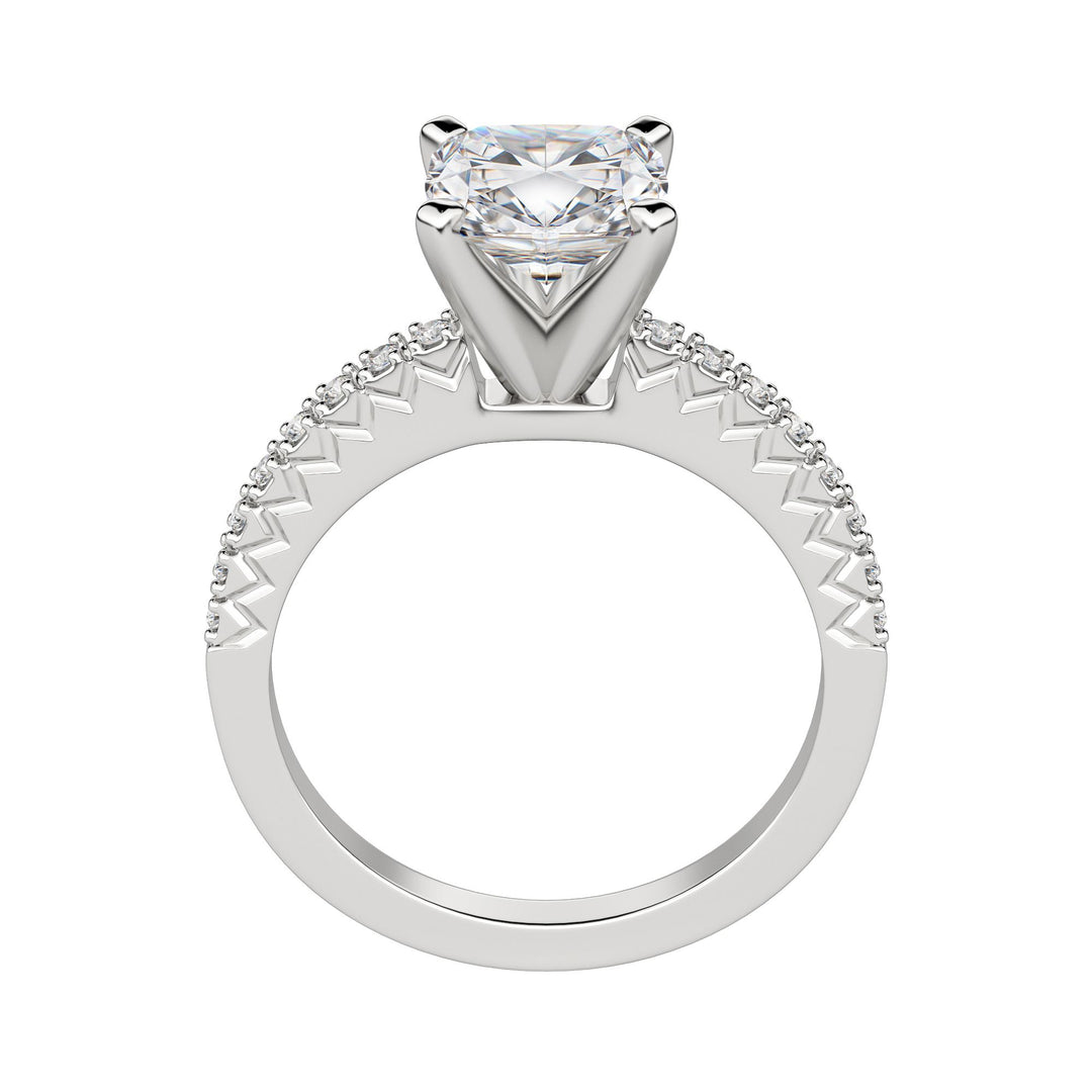 FATE CUSHION CUT MOISSANITE ENGAGEMENT RING