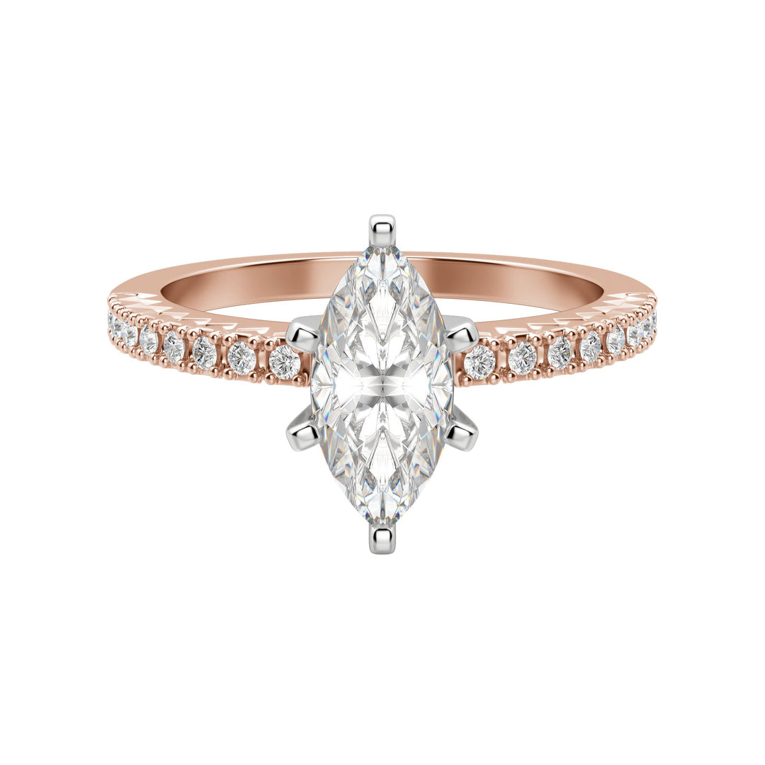 FATE MARQUISE CUT MOISSANITE ENGAGEMENT RING