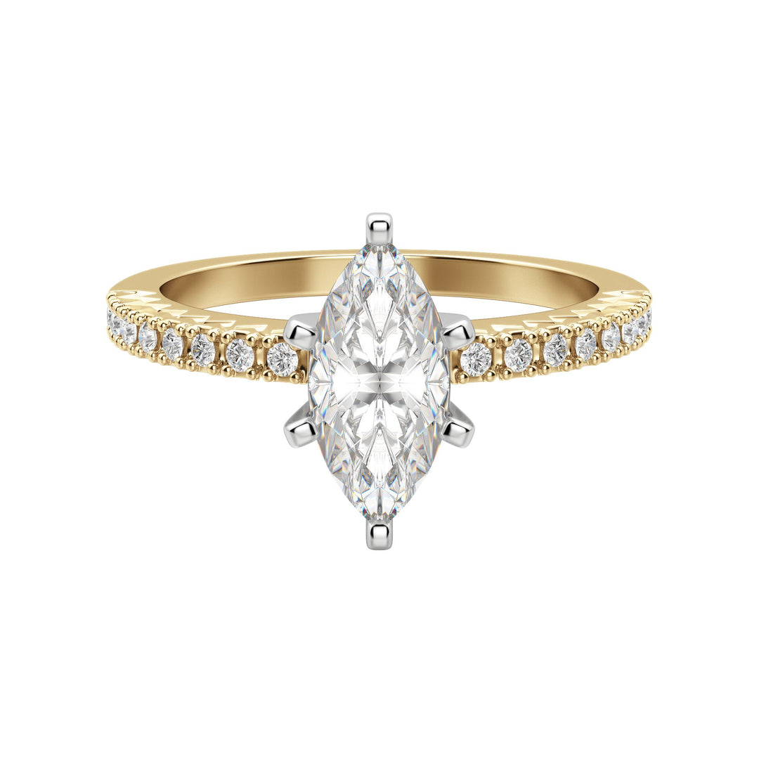 FATE MARQUISE CUT MOISSANITE ENGAGEMENT RING