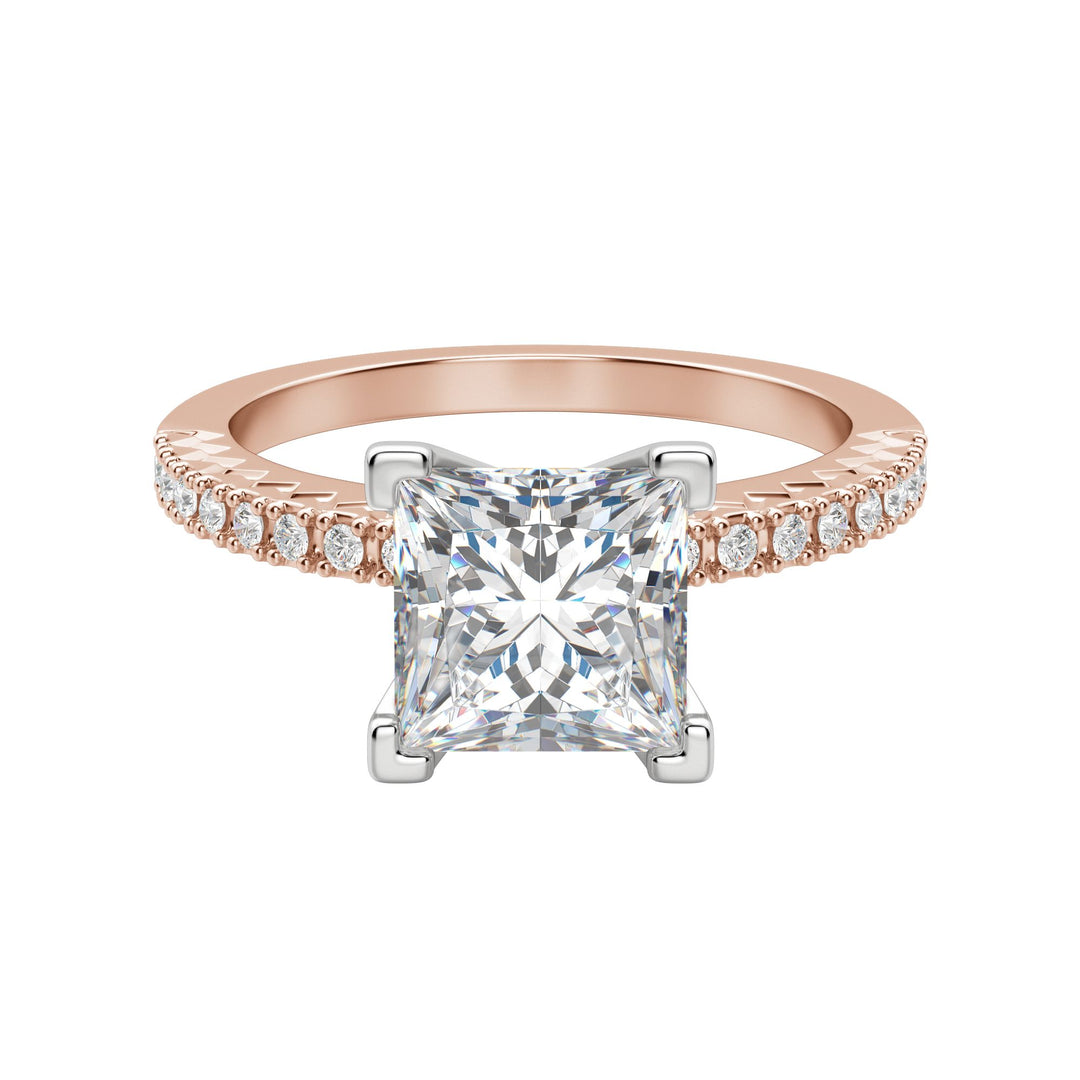 FATE PRINCESS CUT MOISSANITE ENGAGEMENT RING