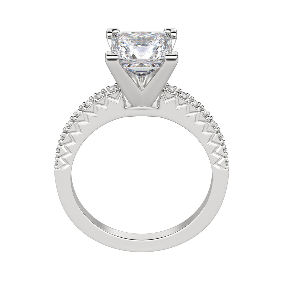 FATE PRINCESS CUT MOISSANITE ENGAGEMENT RING