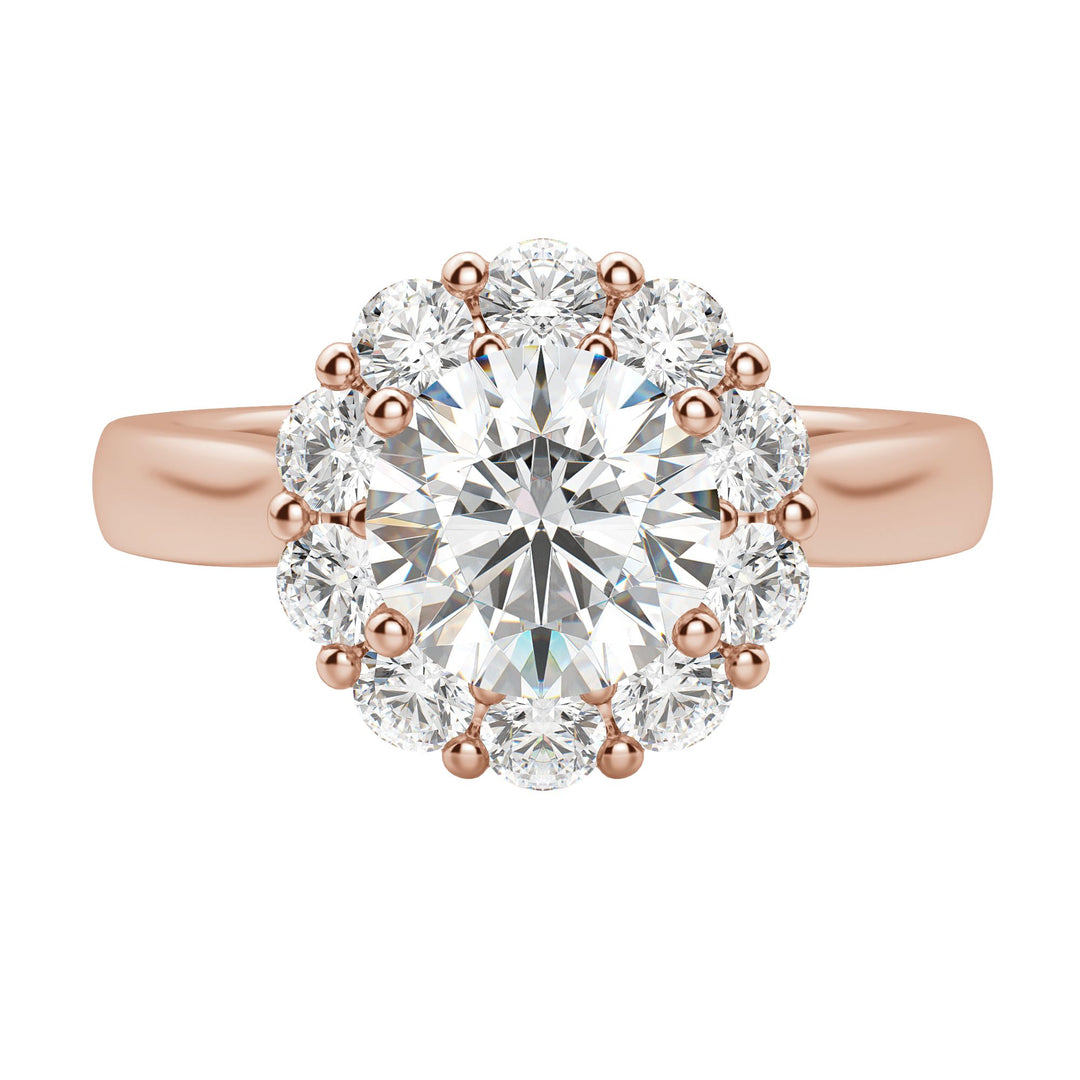 FAUN CLASSIC ROUND CUT MOISSANITE ENGAGEMENT RING