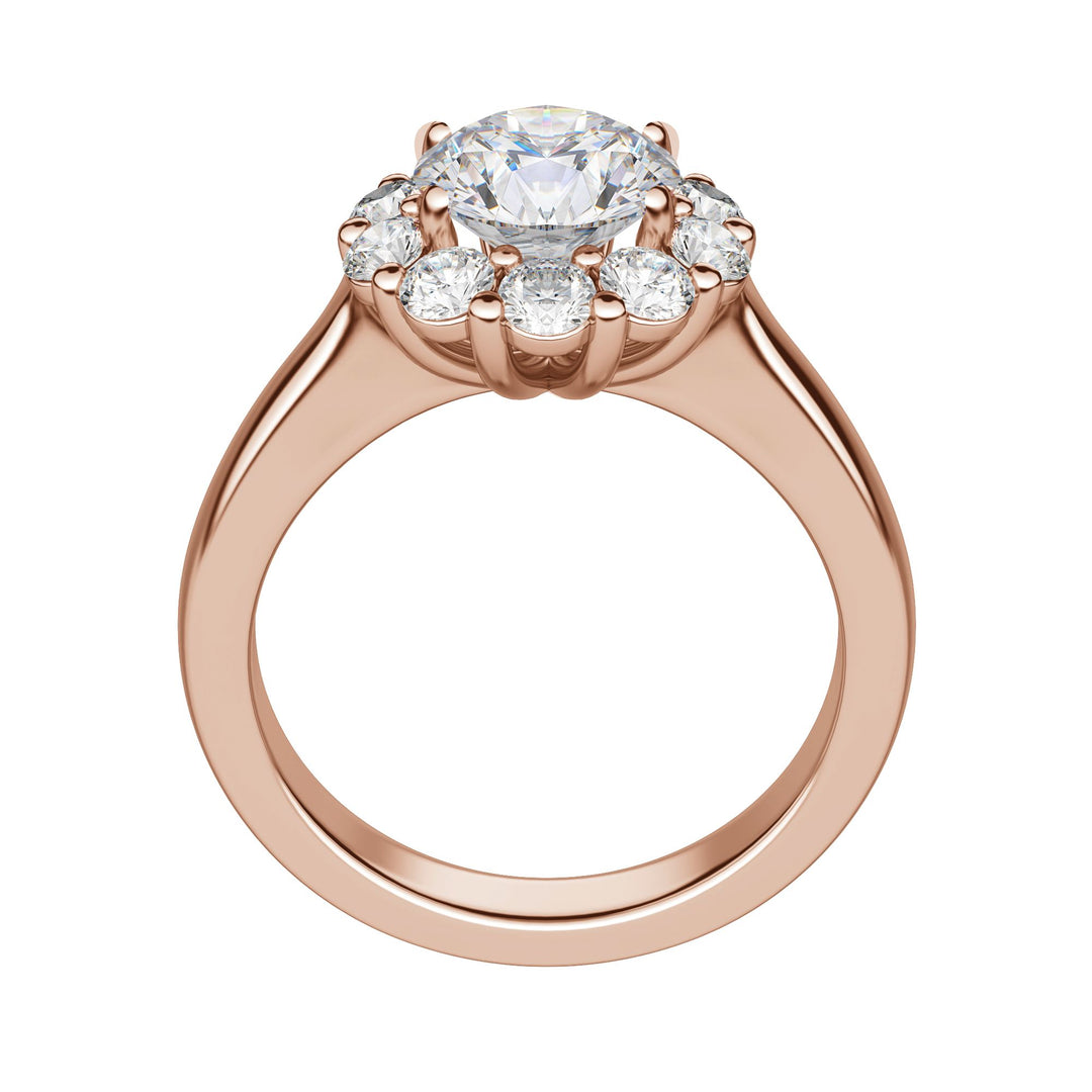 FAUN CLASSIC ROUND CUT MOISSANITE ENGAGEMENT RING