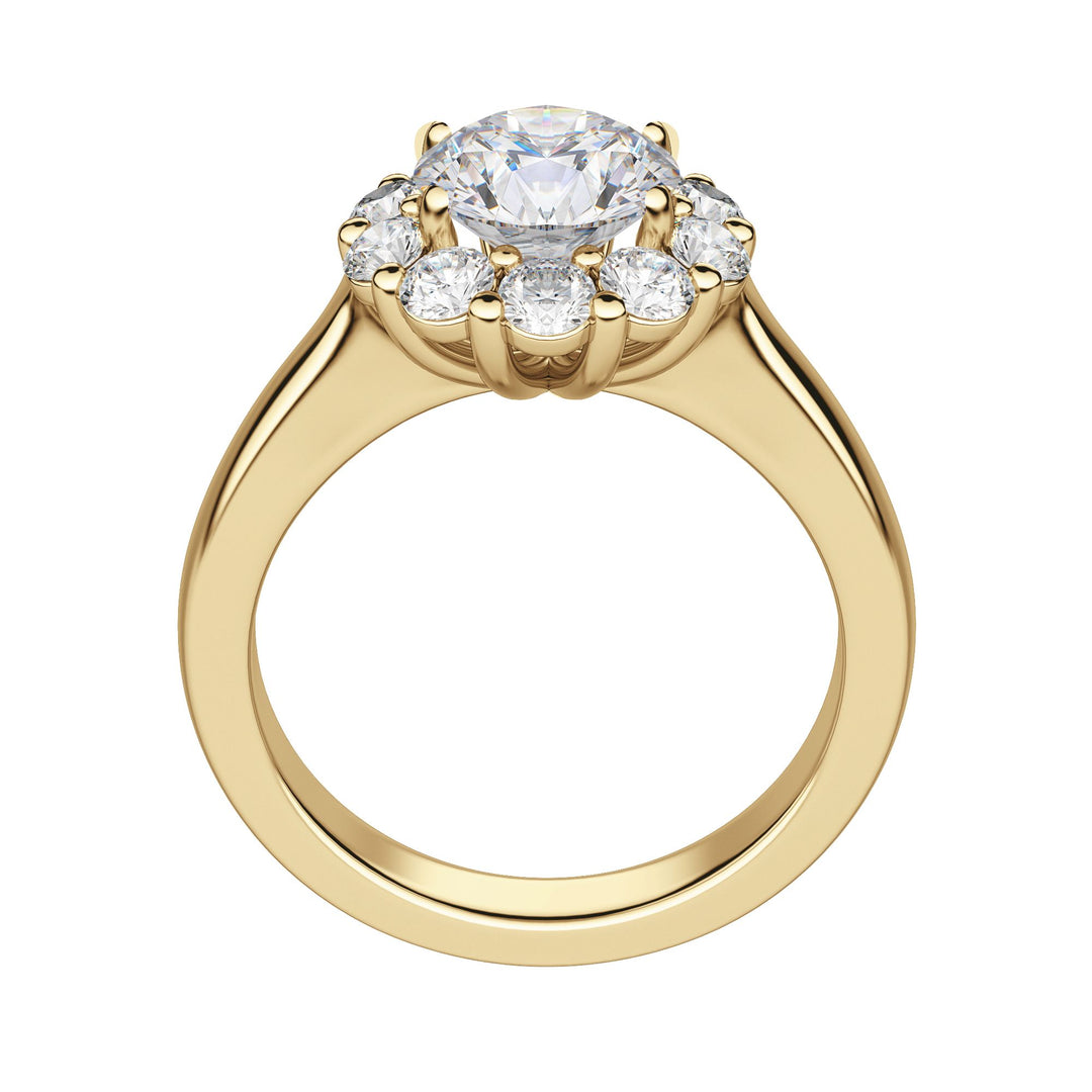 FAUN CLASSIC ROUND CUT MOISSANITE ENGAGEMENT RING