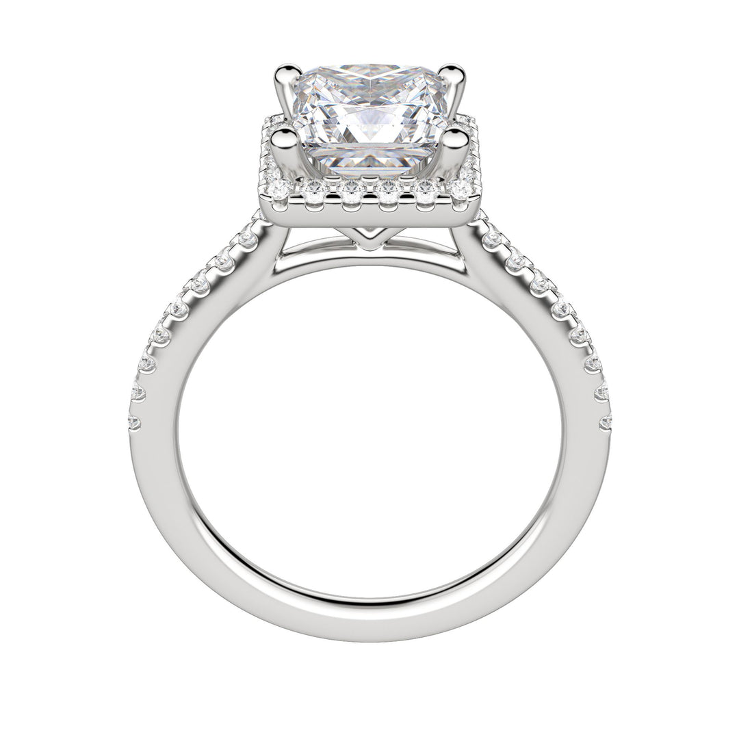 HELM PRINCESS CUT MOISSANITE ENGAGEMENT RING