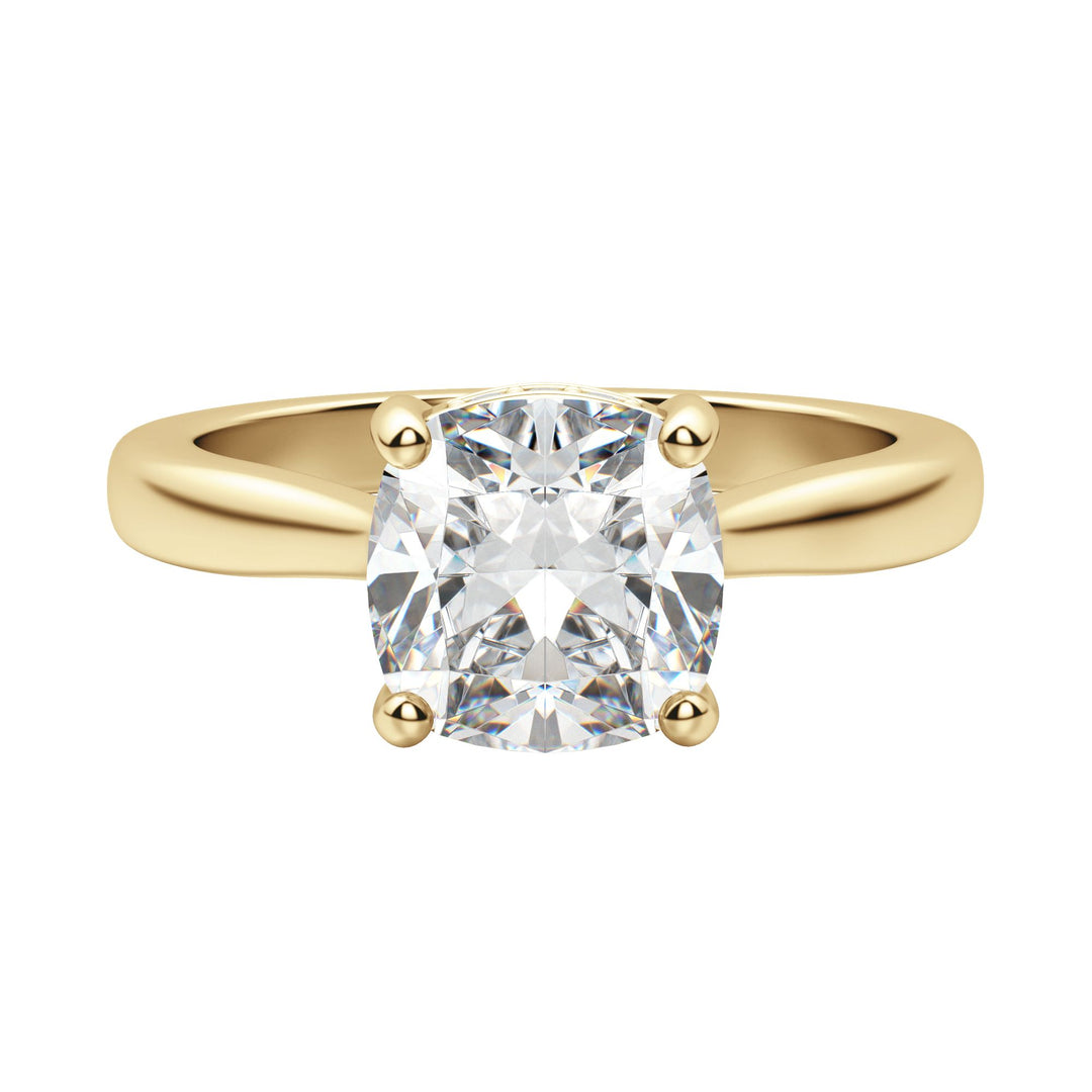 HERO CUSHION CUT MOISSANITE ENGAGEMENT RING