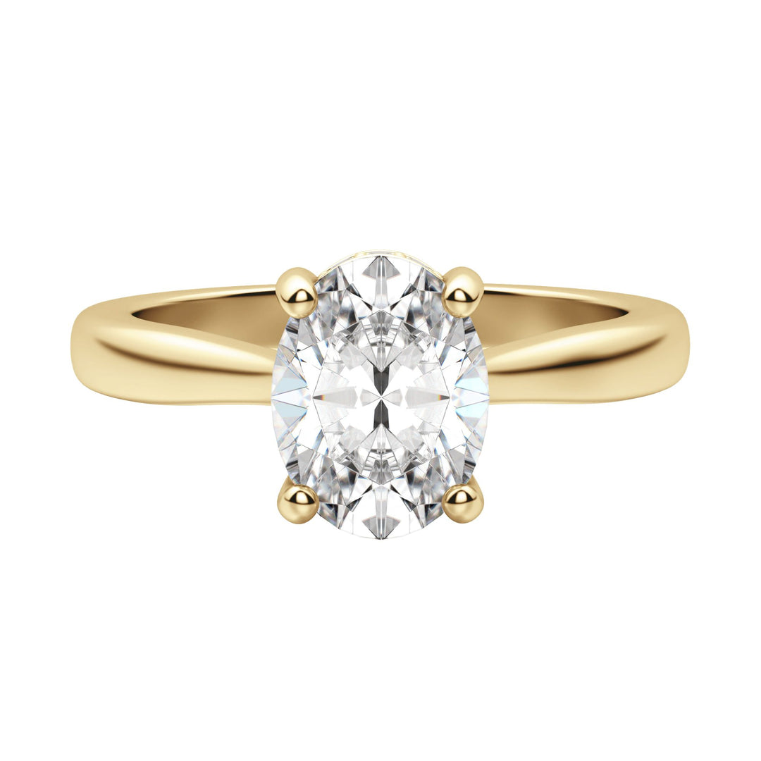 HERO OVAL CUT MOISSANITE ENGAGEMENT RING