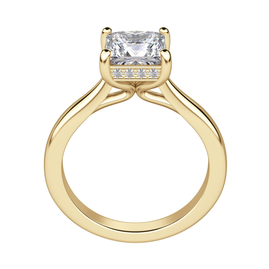 HERO PRINCESS CUT MOISSANITE ENGAGEMENT RING