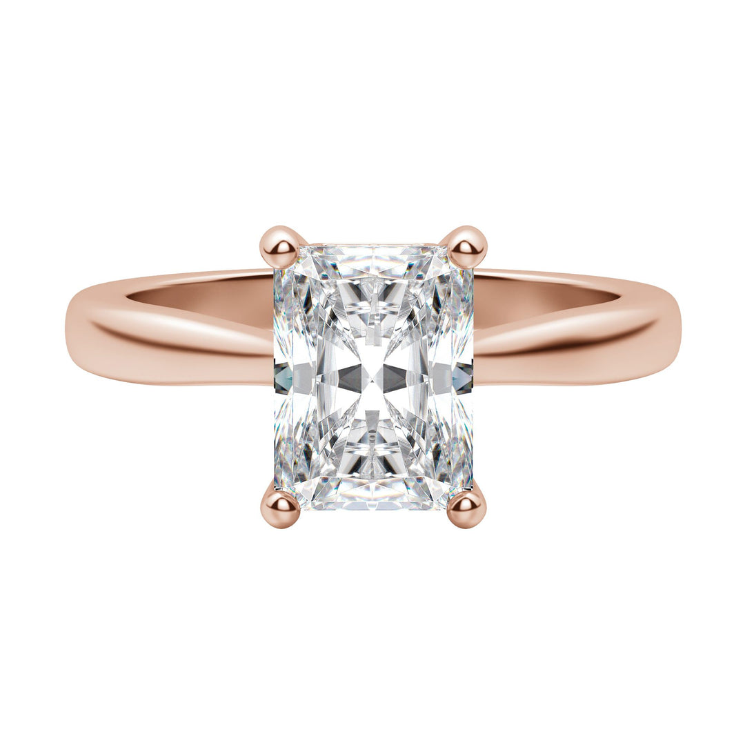 HERO RADIANT CUT MOISSANITE ENGAGEMENT RING