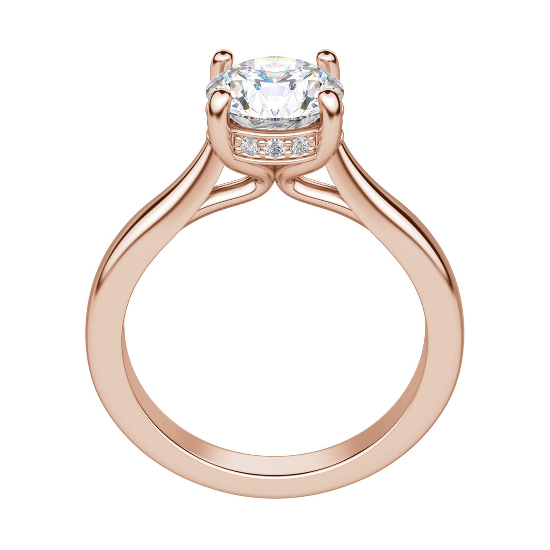 HERO ROUND CUT MOISSANITE ENGAGEMENT RING