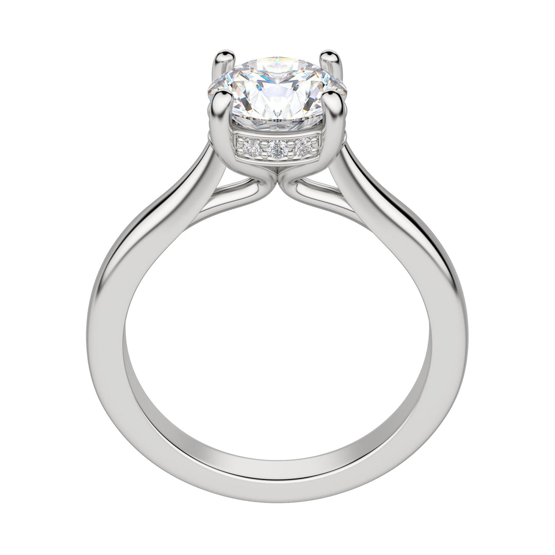 HERO ROUND CUT MOISSANITE ENGAGEMENT RING