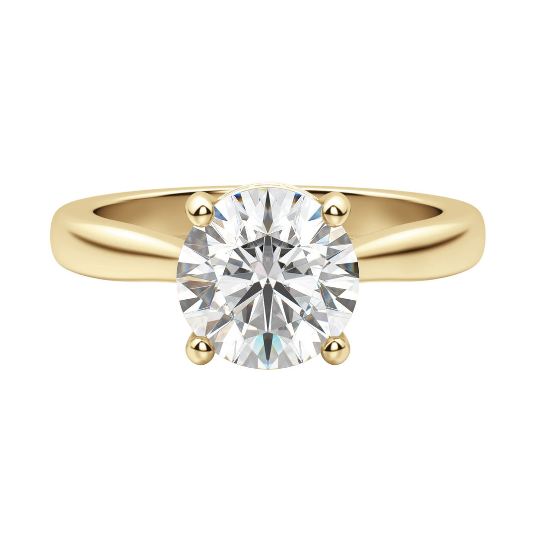 HERO ROUND CUT MOISSANITE ENGAGEMENT RING