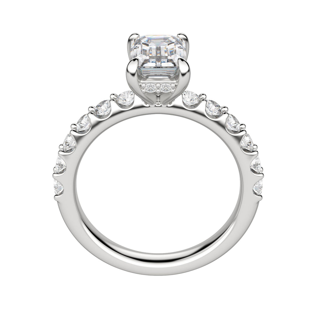 HOLM BOLD EMERALD CUT MOISSANITE ENGAGEMENT RING