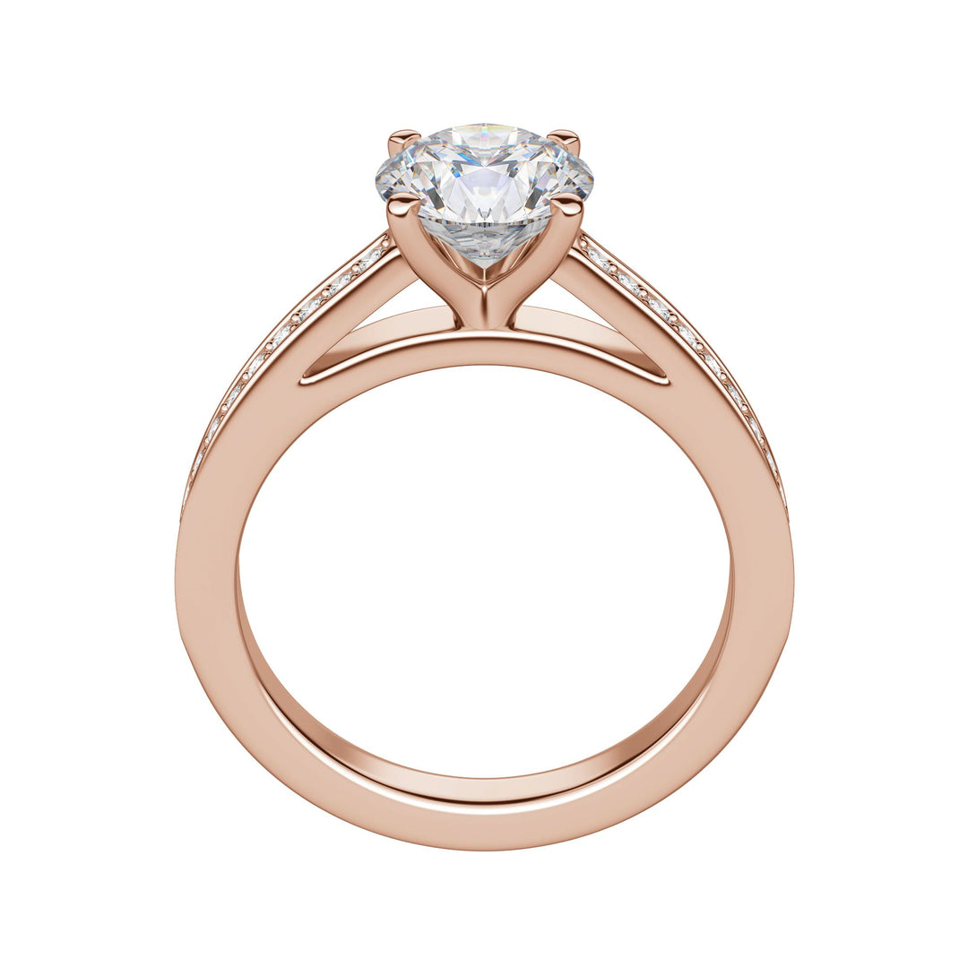 HOPE ROUND CUT MOISSANITE ENGAGEMENT RING