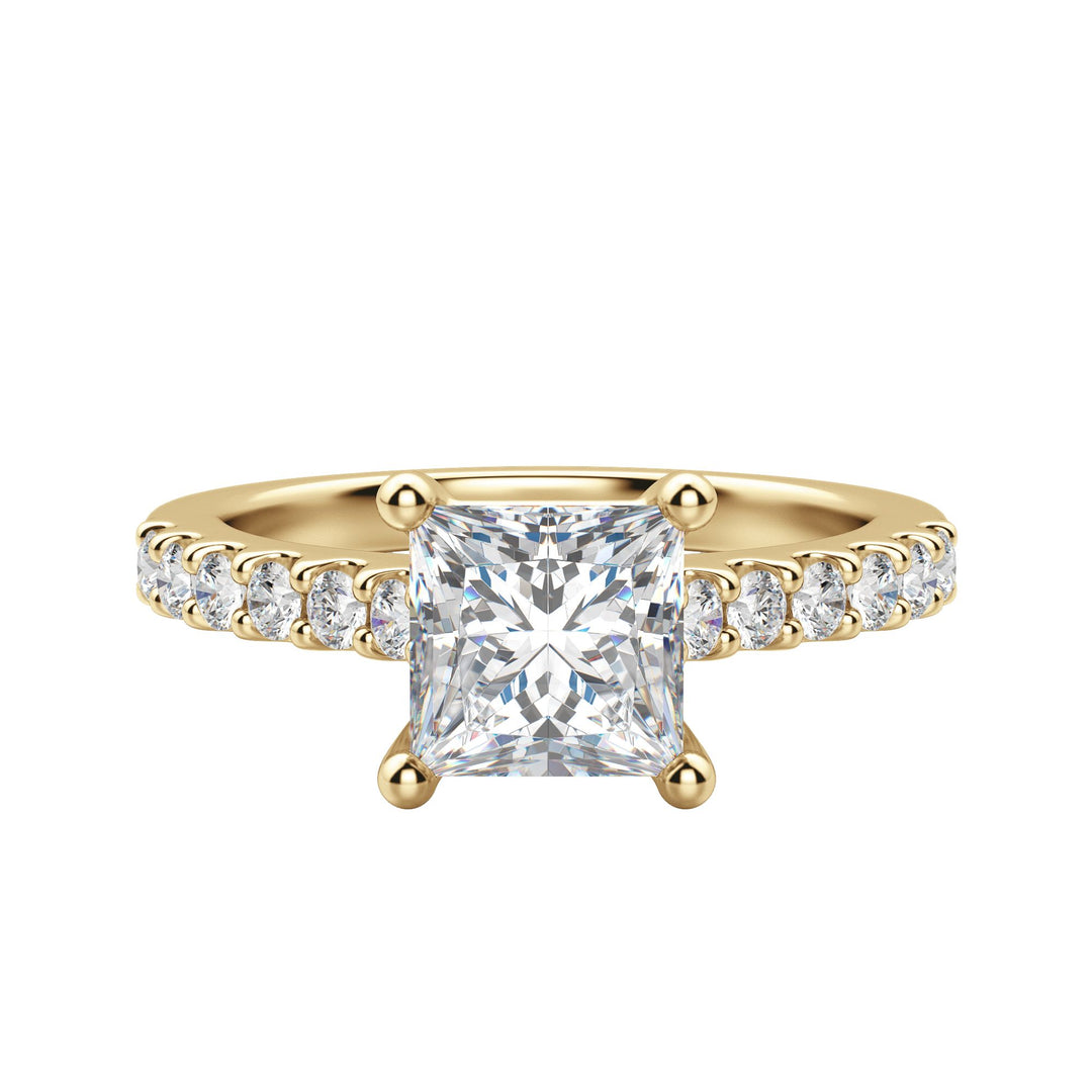 HORA PRINCESS CUT MOISSANITE ENGAGEMENT RING