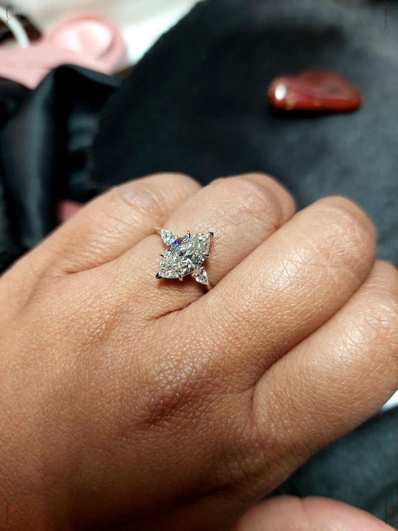 lab diamond ring