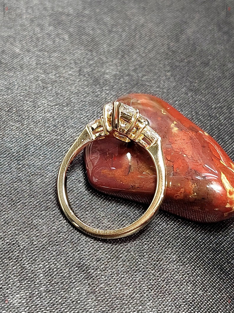 Unique hand made Vintage Rose Gold Marquise Diamond Ring, Lab Grown Diamond Ring, IGI CERTIFIED, ,Custom Engagement Ring, Promise Ring image 10