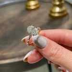 Load image into Gallery viewer, 3.5ct Oval Moissanite Ring: 10kt Solid Gold Anniversary Ring image 6