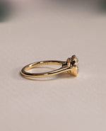 Load image into Gallery viewer, Minimalist 2.5 CT Round Cut Bezel Set Ring, Brilliant Round Cut Solitaire, 14k Solid Yellow Gold, Statement Ring, Gift For Bride, In Fashion image 5