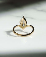 Load image into Gallery viewer, 1.80 Ct Marquise Cut Moissanite Engagement Ring, Wedding Ring, Marquise Cut Ring, Elongated Marquise, Solitaire Luxury Ring for Her image 5