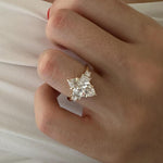 Load image into Gallery viewer, 2 Carat Marquise Five Stone Engagement Ring / Multi Stone Marquise Cut Diamond Ring / 5 Stone Diamond Ring / Yellow Gold 2ct Proposal Ring image 8