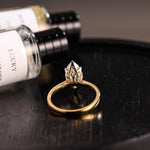 Load image into Gallery viewer, Tulip Set Marquise Cut Moissanite Engagement Ring, Cathedral Setting Wedding Ring, Marquise Affordable Engagement Ring, Anniversary Ring image 4