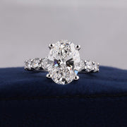 petite pave ring, anniversary ring, promise ring, engagement rings, unique wedding rings, diamond wedding ring, lab grown diamond, oval diamond ring, oval shape rings, unique rings wedding, cvd diamond, fine jewelry, 4 50 carat ring