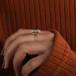 Load image into Gallery viewer, 5.00 ct Elongated Cushion Lab Grown Diamond Engagement Ring: Vintage Solitaire Style image 5