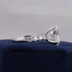 Load image into Gallery viewer, 4.50 Carat Oval Lab Grown Diamond Engagement Ring: Pave 14K Gold, IGI Certified image 3