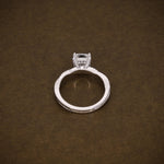Load image into Gallery viewer, 2.14 CTW Cushion Cut Lab Grown Diamond Vine Halo Engagement Ring in D Colour VVS2 IGI Certified Promise Ring for Her image 5