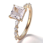 Load image into Gallery viewer, high shine engagement ring
high sparkle ring
crystal sparkle ring
high clarity gemstone
premium clarity moissanite
classic princess cut
classic bridal jewelry
classic solitaire ring
classic gold solitaire
timeless engagement ring
timeless princess cut
timeless gold ring
forever yours ring
love ring
promise jewelry
proposal jewelry
marriage proposal gift
wedding proposal ring
bride to be gift
future bride ring
engagement day ring
wedding accessory
bridal accessory jewelry