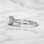 Load image into Gallery viewer, Lab Grown E,VVS2, IGI Certified Cushion Diamond Engagement Ring, Split Band Ring, Solitaire Cushion Ring for Her Anniversary Gifts image 2