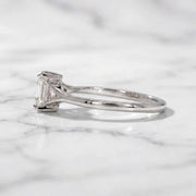 Lab Grown E,VVS2, IGI Certified Cushion Diamond Engagement Ring, Split Band Ring, Solitaire Cushion Ring for Her Anniversary Gifts image 2