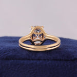 Load image into Gallery viewer, IGI Lab-Grown Old Mine Cut Cushion Diamond Split Shank Engagement Ring image 3