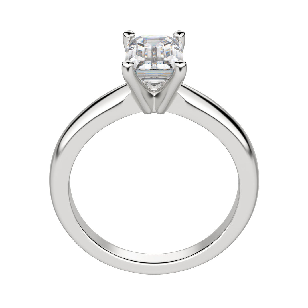 ISLE EMERALD CUT MOISSANITE MOISSANITE ENGAGEMENT RING